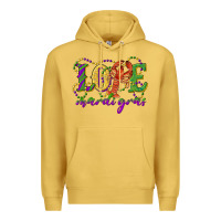 Antique Gold love with crawfish mardi gras Premium Hoodie - RanaPortraitStore