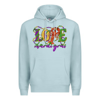 Blue Mist love with crawfish mardi gras Premium Hoodie - RanaPortraitStore