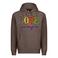 Coffee love with crawfish mardi gras Premium Hoodie - RanaPortraitStore