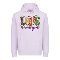Lilac love with crawfish mardi gras Premium Hoodie - RanaPortraitStore