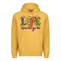 Mustard love with crawfish mardi gras Premium Hoodie - RanaPortraitStore