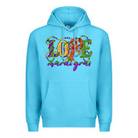 Ocean Blue love with crawfish mardi gras Premium Hoodie - RanaPortraitStore