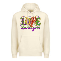 Sandshell love with crawfish mardi gras Premium Hoodie - RanaPortraitStore