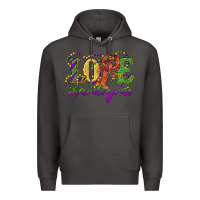 Smoke love with crawfish mardi gras Premium Hoodie - RanaPortraitStore