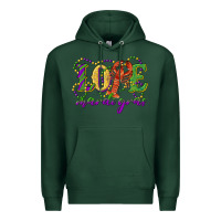 Sports Green love with crawfish mardi gras Premium Hoodie - RanaPortraitStore