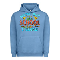 Pigment Pebble Blue watch out pre school here i come Urban Hoodie - texasbilliewilder