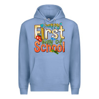 Colony Blue happy first day of school Premium Hoodie - texasbilliewilder