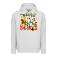 Dove Grey happy first day of school Premium Hoodie - texasbilliewilder