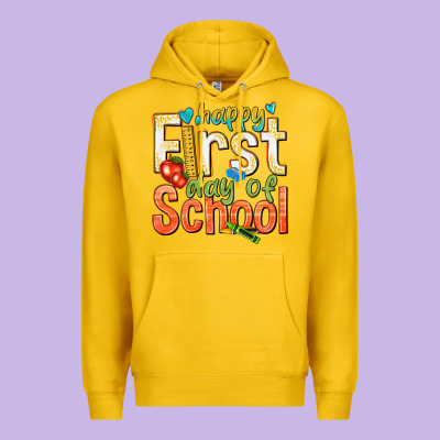 Happy First Day Of School Premium Hoodie Designed By Texasbilliewilder