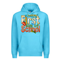 Ocean Blue happy first day of school Premium Hoodie - texasbilliewilder