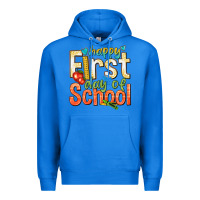 True Royal happy first day of school Premium Hoodie - texasbilliewilder