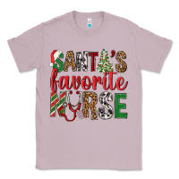 Lilac Santa's Favorite Nurse Classic Tee - BundleAndBundleShop
