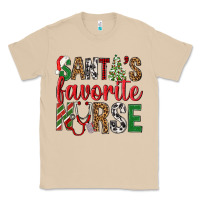 Mushroom Santa's Favorite Nurse Classic Tee - BundleAndBundleShop