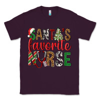 Plum Santa's Favorite Nurse Classic Tee - BundleAndBundleShop