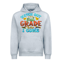 Heather Grey watch out first grade here i come Urban Hoodie - texasbilliewilder