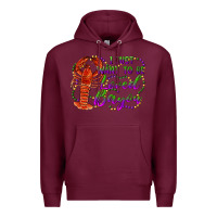Burgundy i just want to be loved bayou Premium Hoodie - RanaPortraitStore