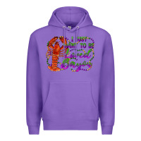Purple i just want to be loved bayou Premium Hoodie - RanaPortraitStore