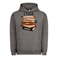 Pigment Tornado i teach strength bravery equality love history Urban Hoodie - Zillion Design Studio