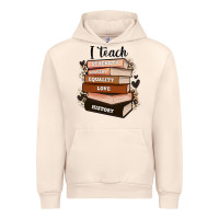 Sandshell i teach strength bravery equality love history Urban Hoodie - Zillion Design Studio