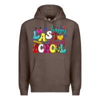 Coffee happy last day of school Premium Hoodie - texasbilliewilder