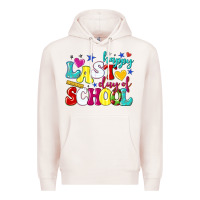 Pale Pink happy last day of school Premium Hoodie - texasbilliewilder