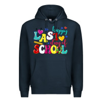 Navy happy last day of school Premium Hoodie - texasbilliewilder