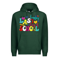 Sports Green happy last day of school Premium Hoodie - texasbilliewilder