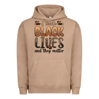 Pigment Burro i teach black lives and they matter Urban Hoodie - Zillion Design Studio