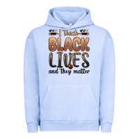 Pigment Grape Ice i teach black lives and they matter Urban Hoodie - Zillion Design Studio