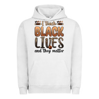 Pigment Lunar Rock i teach black lives and they matter Urban Hoodie - Zillion Design Studio
