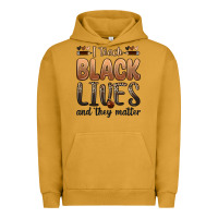 Pigment Peanut Butter i teach black lives and they matter Urban Hoodie - Zillion Design Studio