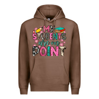 Chestnut my students are on point Premium Hoodie - Zillion Design Studio