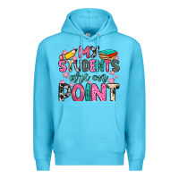 Ocean Blue my students are on point Premium Hoodie - Zillion Design Studio