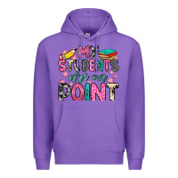 Purple my students are on point Premium Hoodie - Zillion Design Studio