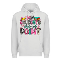 Dove Grey my students are on point Premium Hoodie - Zillion Design Studio