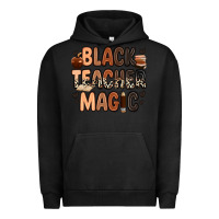 Pigment Black black teacher magic Urban Hoodie - Zillion Design Studio