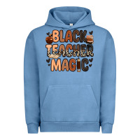 Pigment Pebble Blue black teacher magic Urban Hoodie - Zillion Design Studio