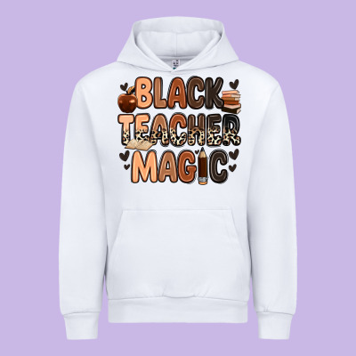 Urban Hoodie black teacher magic