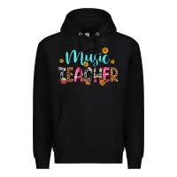 Black music teacher Premium Hoodie - Zillion Design Studio