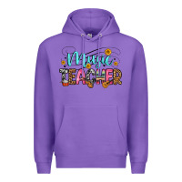 Purple music teacher Premium Hoodie - Zillion Design Studio