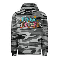 Slate Camo music teacher Premium Hoodie - Zillion Design Studio