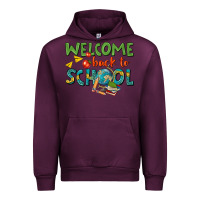 Mauve Wine welcome back to school Urban Hoodie - texasbilliewilder