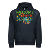 Navy welcome back to school Urban Hoodie - texasbilliewilder