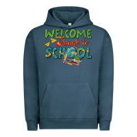 Pigment Midnight Navy welcome back to school Urban Hoodie - texasbilliewilder