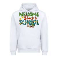 White welcome back to school Urban Hoodie - texasbilliewilder