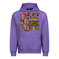 Tulip steppin into juneteenth Urban Hoodie - Zillion Design Studio