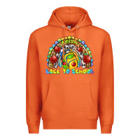 Carrot hello back to school rainbow Premium Hoodie - texasbilliewilder