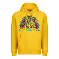 Lemon hello back to school rainbow Premium Hoodie - texasbilliewilder