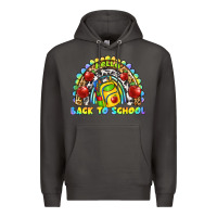 Smoke hello back to school rainbow Premium Hoodie - texasbilliewilder