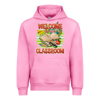 Fuchsia Pink welcome to our classroom Urban Hoodie - texasbilliewilder